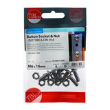 TIMCO Button Socket & Nut - A2 SS
