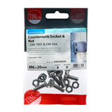 TIMCO CSK Socket & Nut - A2 SS