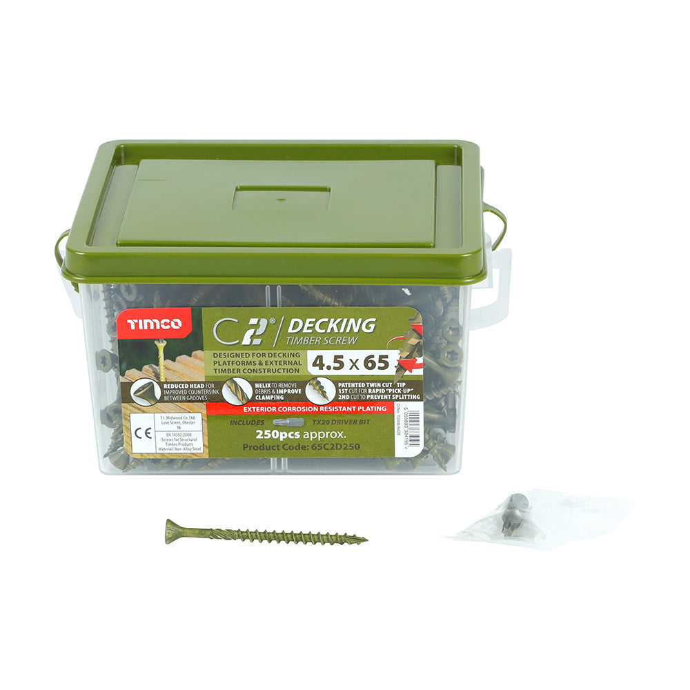 TIMCO C2 Deck-Fix TX CSK GRN