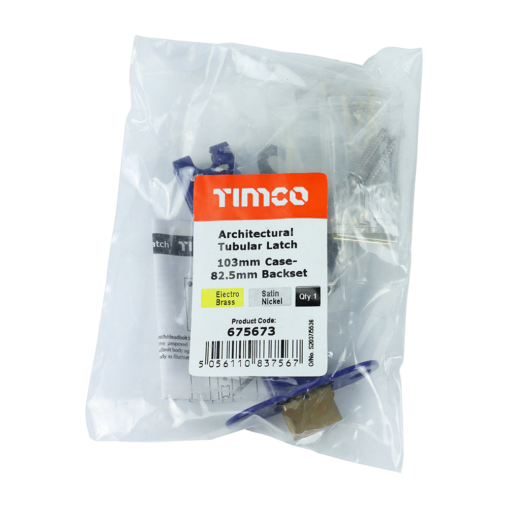 TIMCO Arch Tubular Latch EB & SN