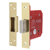 TIMCO 5 Lever BS CE Deadlock E.Brass