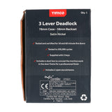 TIMCO 3 Lever Deadlock