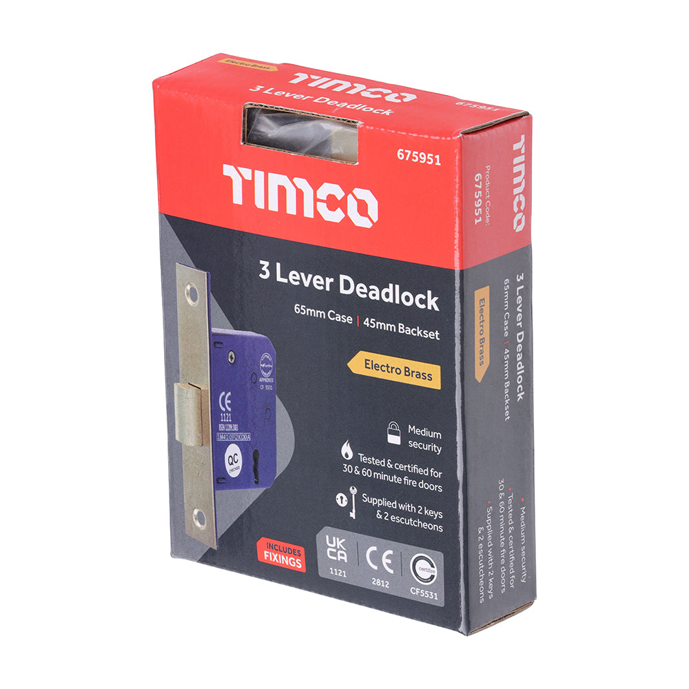 TIMCO 3 Lever Deadlock