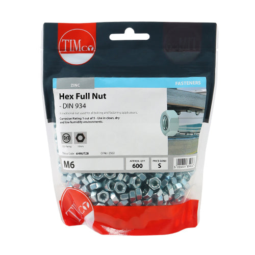 TIMCO Hex Nut DIN 934