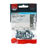 TIMCO Nylon Nut Type P DIN 982 BZP