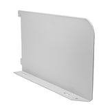 TIMCO Twin Slot Shelf End White
