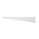 TIMCO Twin Slot Shelf Bracket White