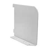 TIMCO Twin Slot Shelf End White