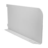 TIMCO Twin Slot Shelf End White