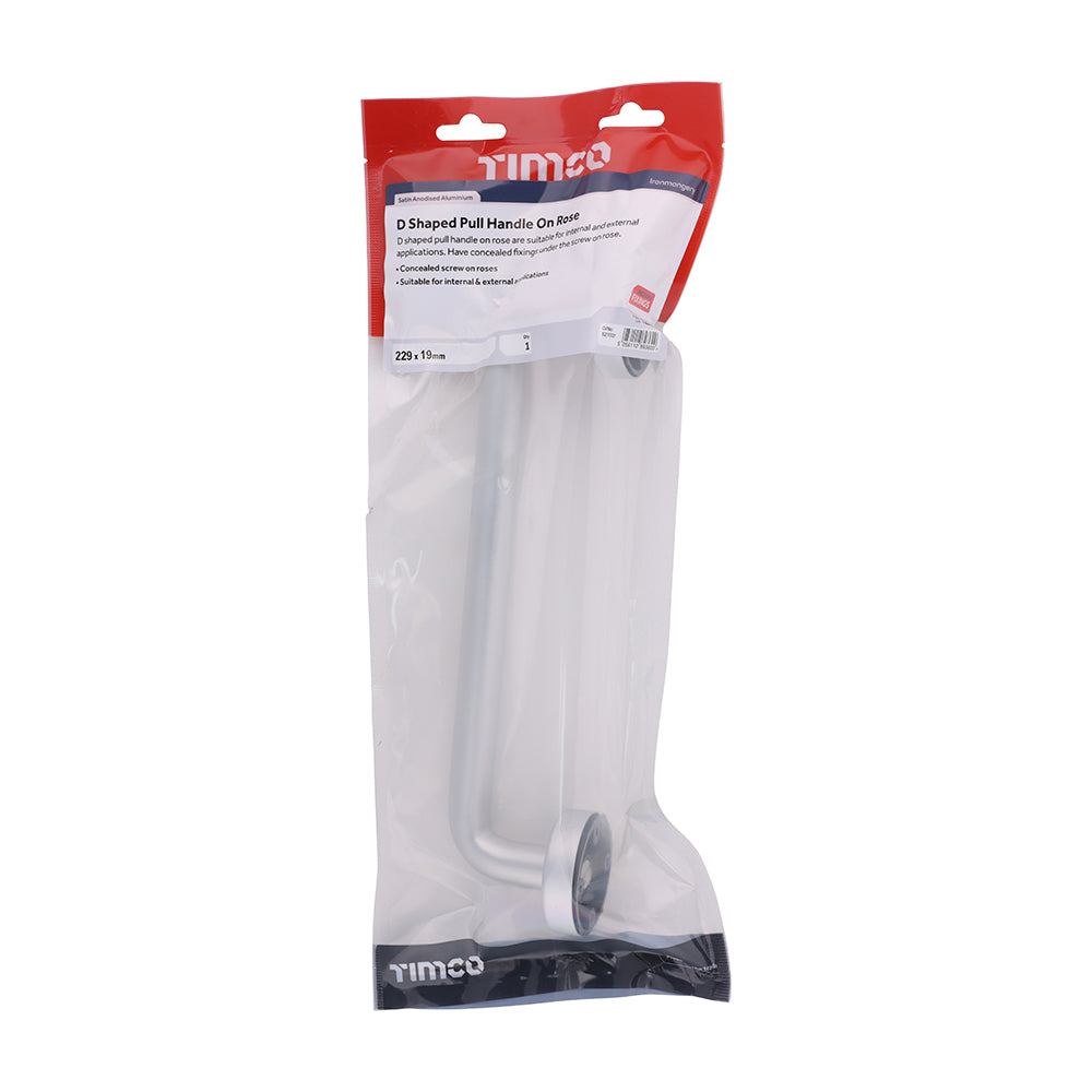 TIMCO DShape Pull Handle On Rose SAA