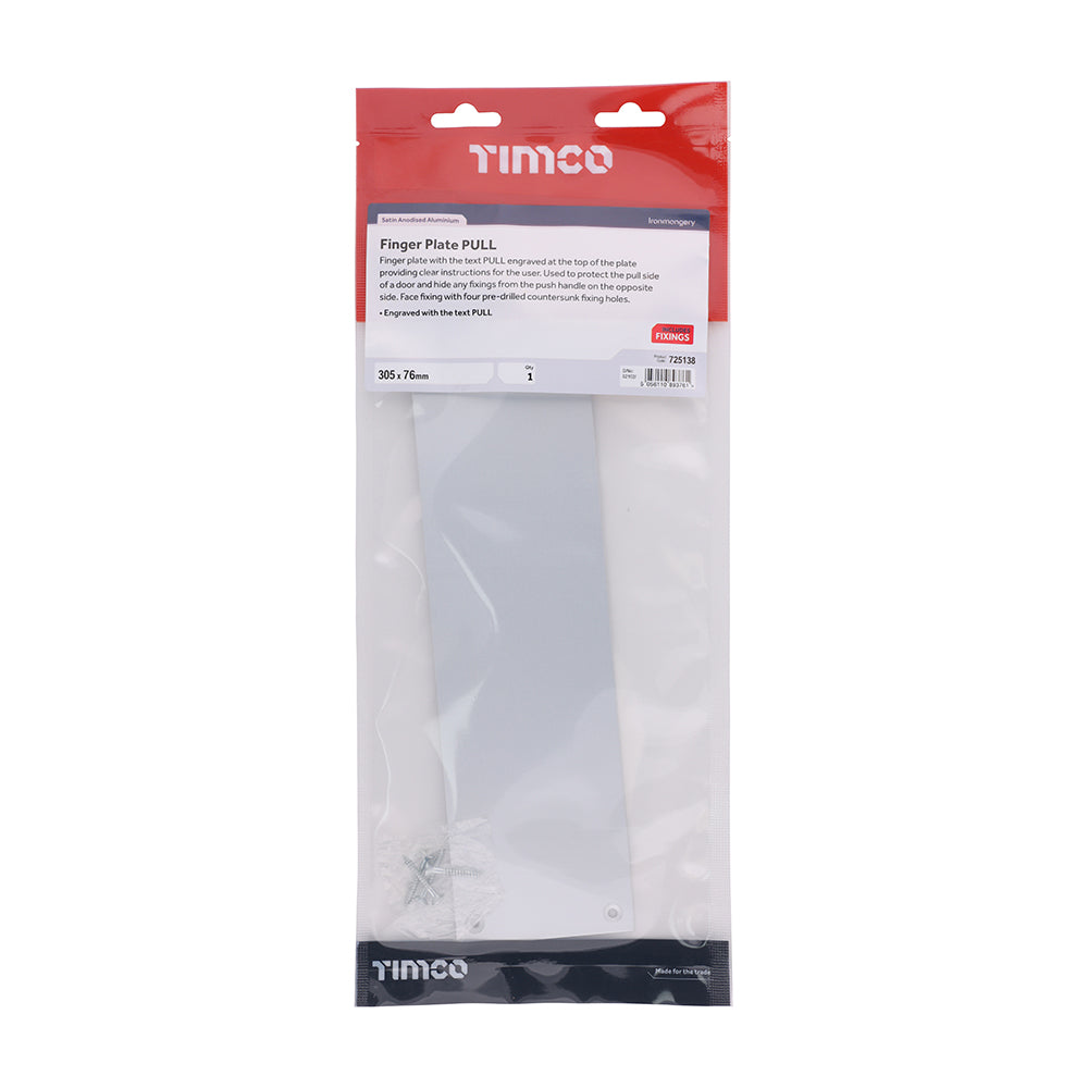 TIMCO Finger Plate PULL SAA