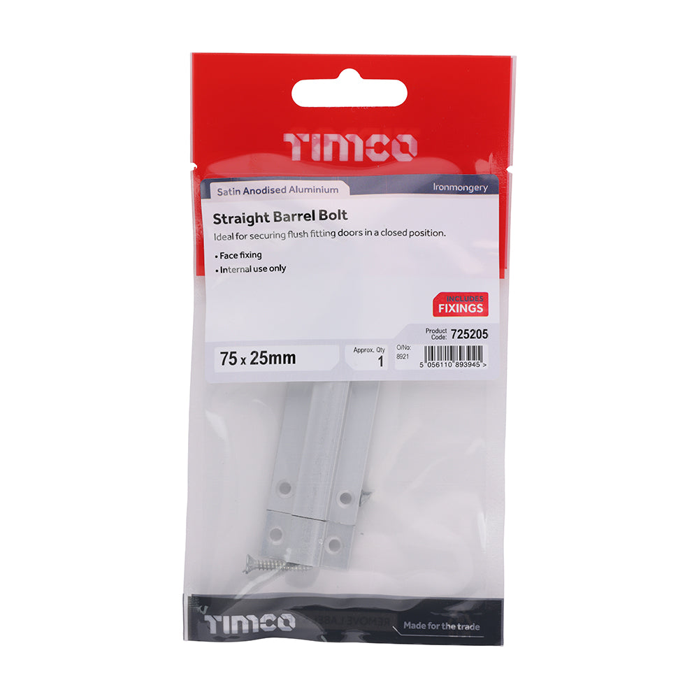 TIMCO Str. Barrel Bolt
