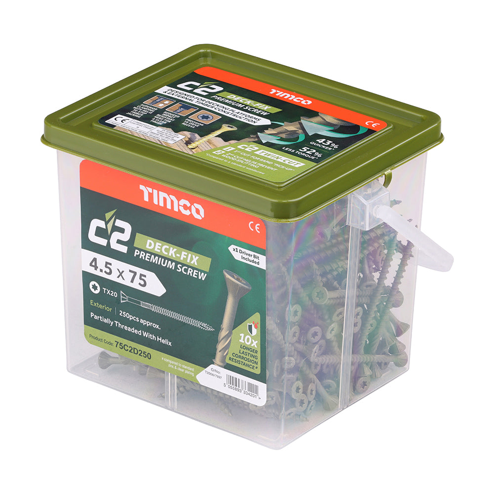 TIMCO C2 Deck-Fix TX CSK GRN