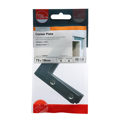 TIMCO Corner Plate - BZP