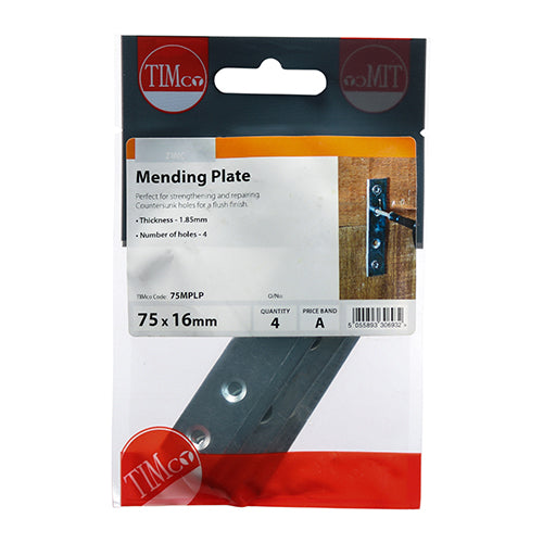 TIMCO Mending Plate - BZP