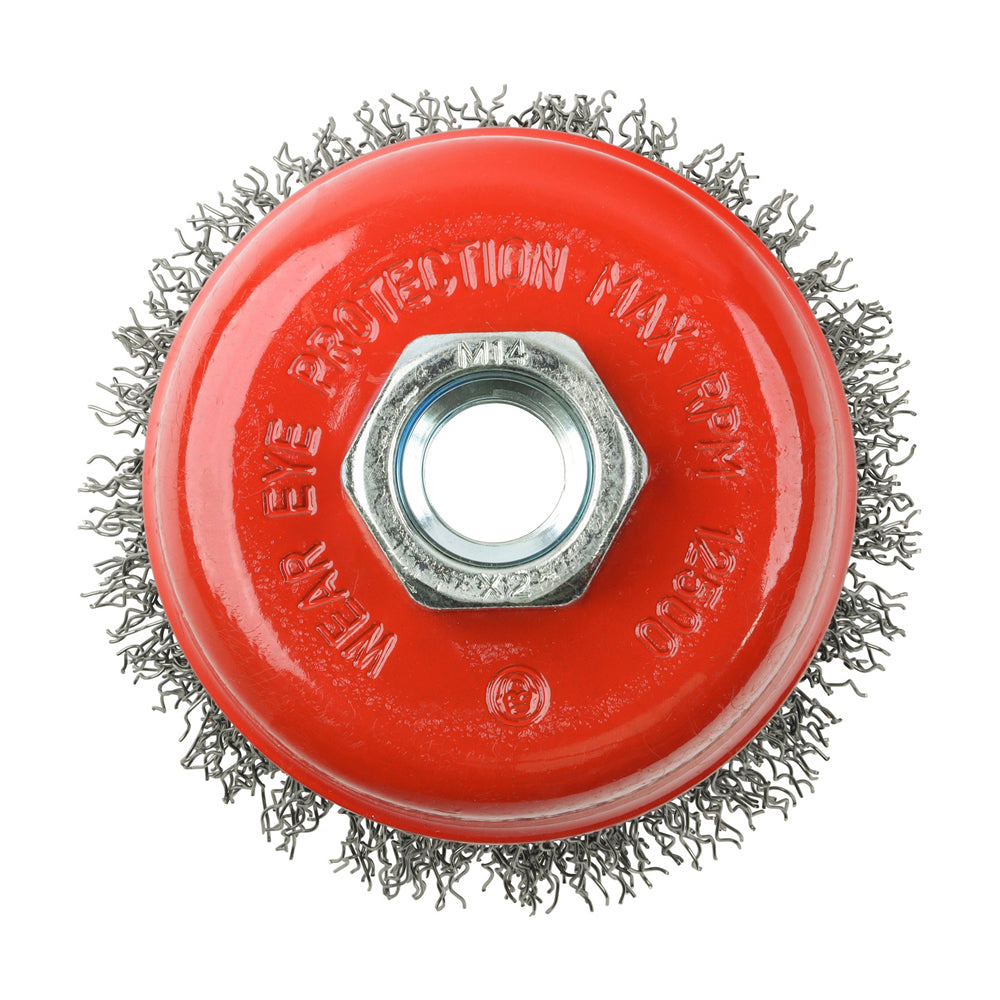 TIMCO Grinder Crimp Wire Cup Brush