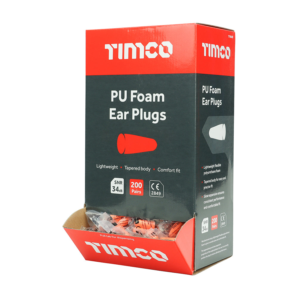TIMCO PU Foam Ear Plugs BOX