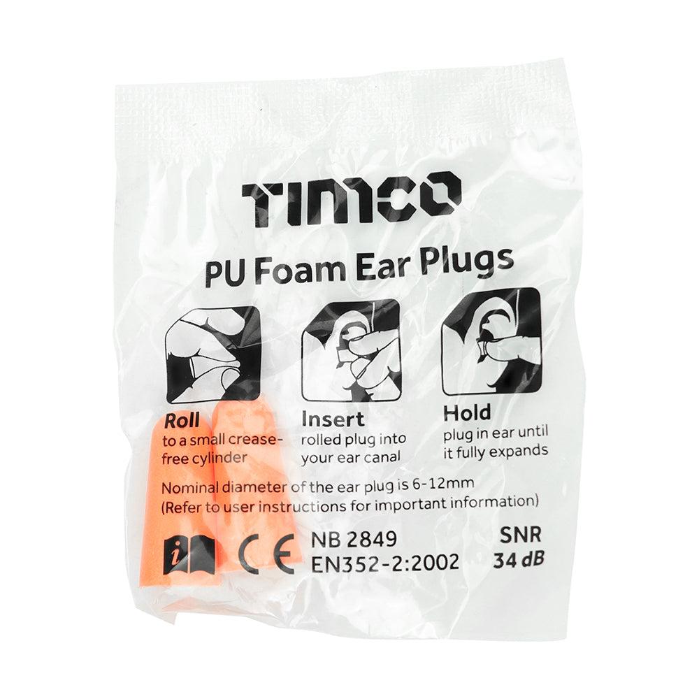 TIMCO PU Foam Ear Plugs BOX