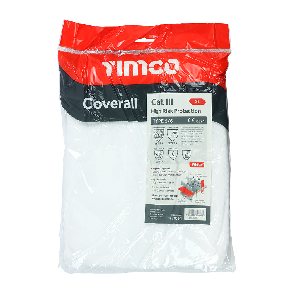 TIMCO Type 5/6 Coverall White