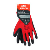 TIMCO Light Grip Glove Latex Crinkle