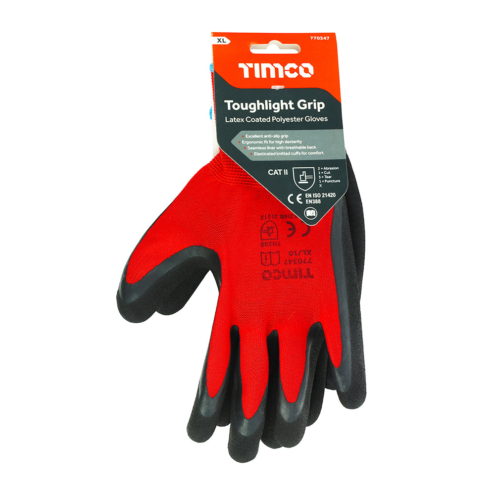TIMCO Toughlight Glove Latex Sandy