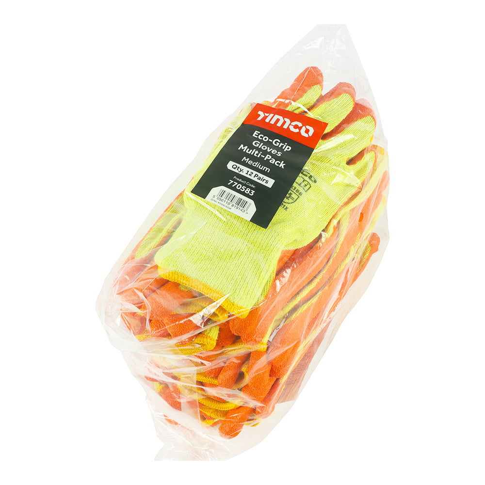 TIMCO Eco Glove Latex Crinkle Bulk