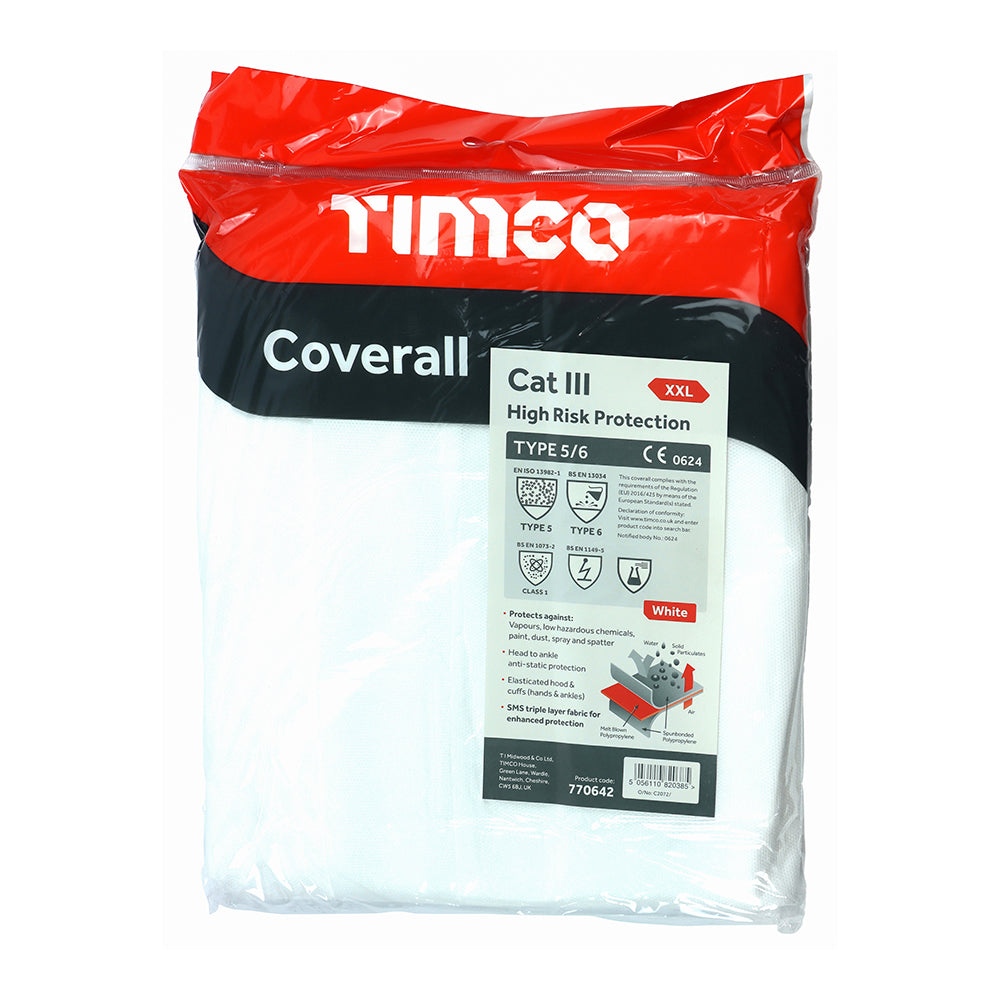 TIMCO Type 5/6 Coverall White