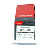 TIMCO Nylon Hammer Fixing - BZP