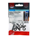 TIMCO Button Socket & Nut - A2 SS