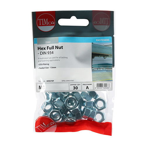 TIMCO Hex Nut DIN 934