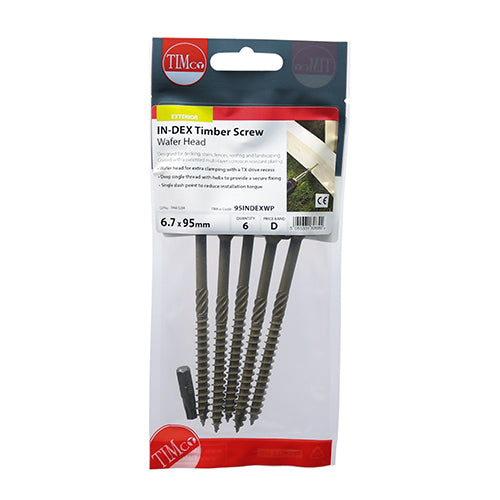 TIMCO Wafer Head Timber Screw - Green
