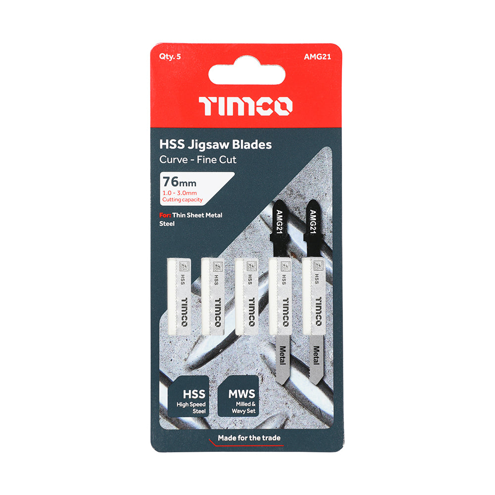 TIMCO Jigsaw Blade for Metal