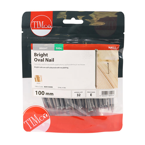 TIMCO Oval Nail - Bright