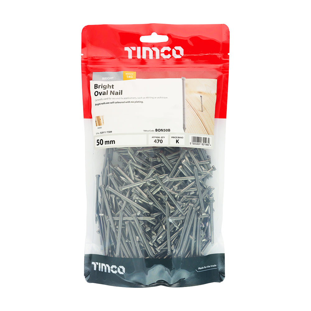 TIMCO Oval Nail - Bright