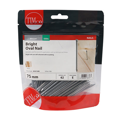TIMCO Oval Nail - Bright