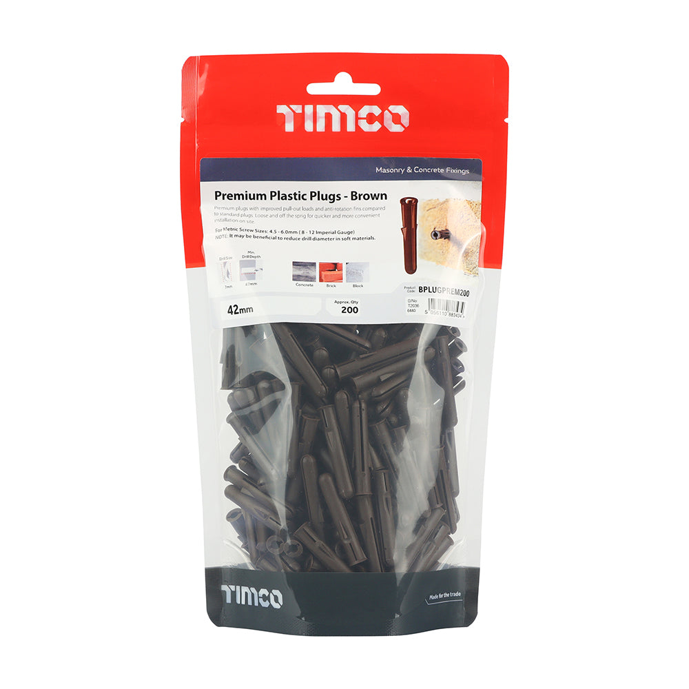 TIMCO Premium Plastic Plugs