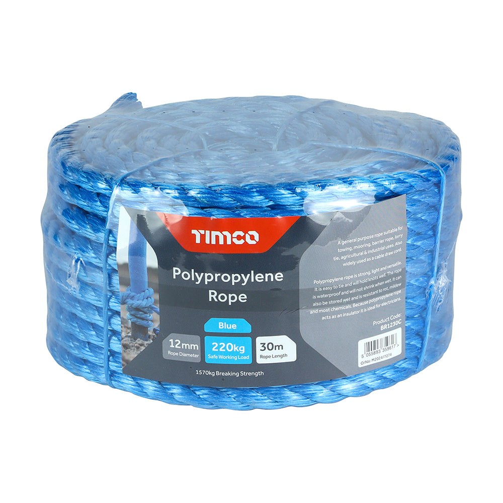 TIMCO Blue Poly Rope - Coil