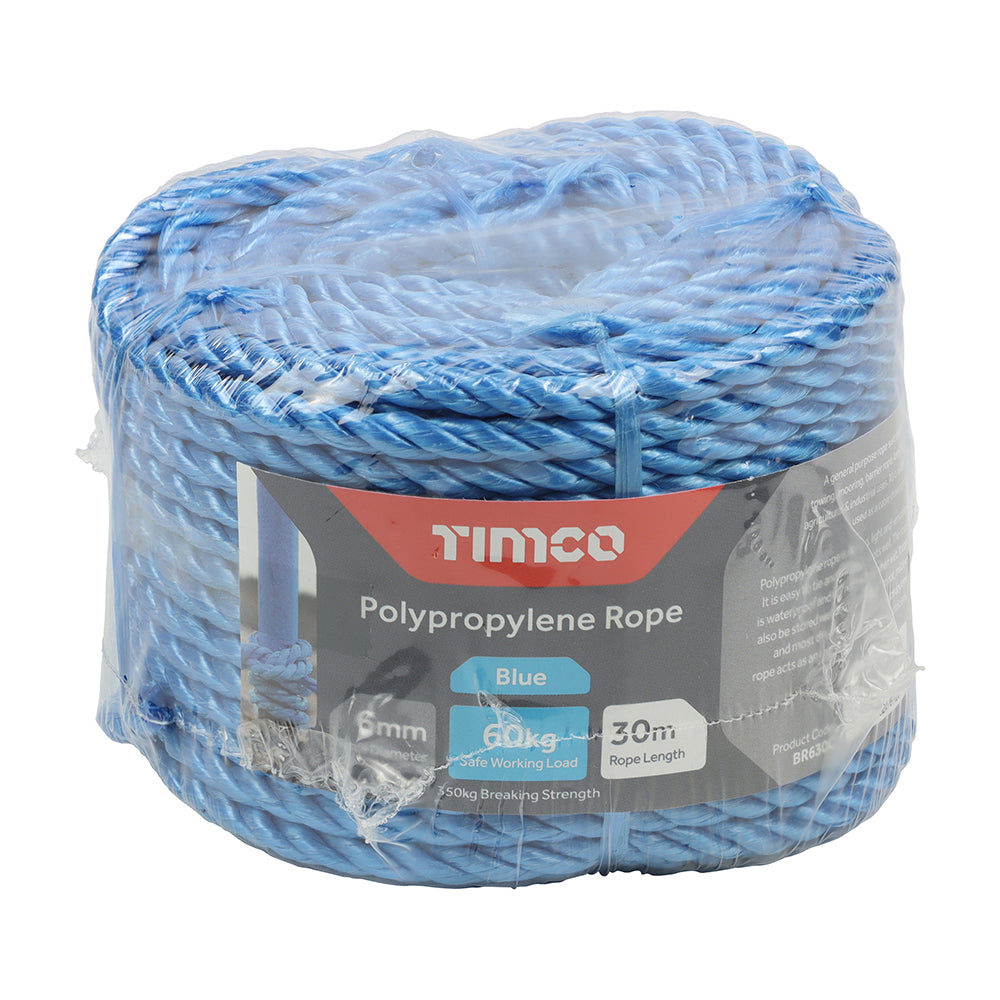 TIMCO Blue Poly Rope - Coil