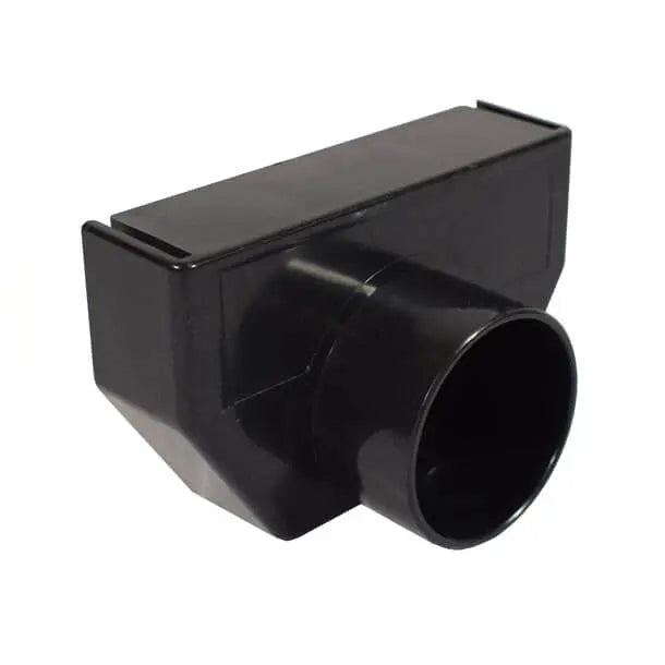 Aqua Channel Universal End Outlet Black