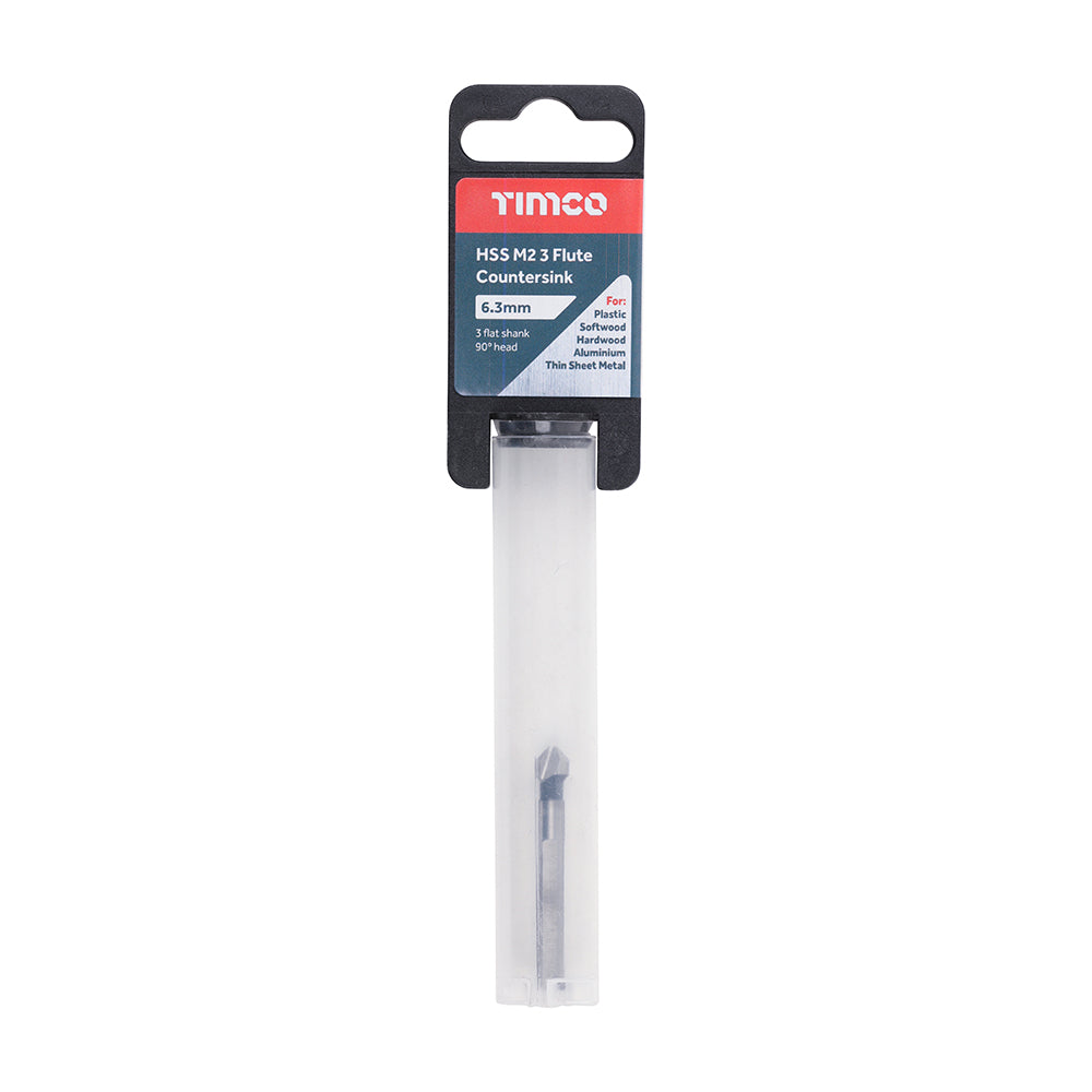 TIMCO 3 Flute Countersink M2 HSS