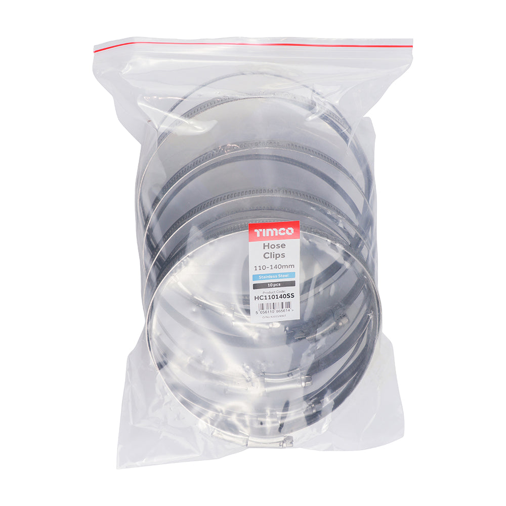 TIMCO Hose Clips - Stainless Steel