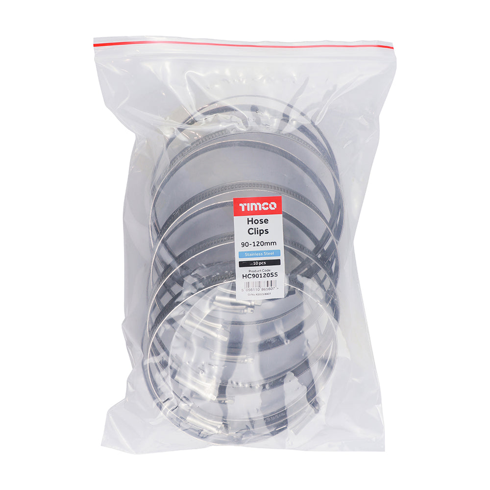 TIMCO Hose Clips - Stainless Steel