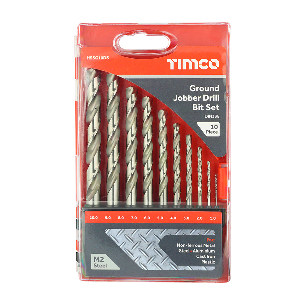 TIMCO HSS-G Bit Set 1-10mm