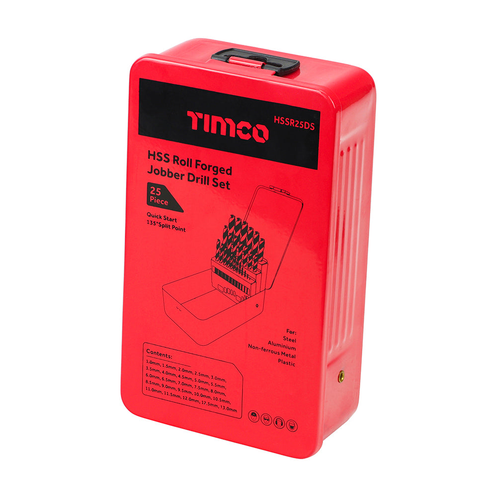 TIMCO HSS-R Jobber Bit Set 1-13mm