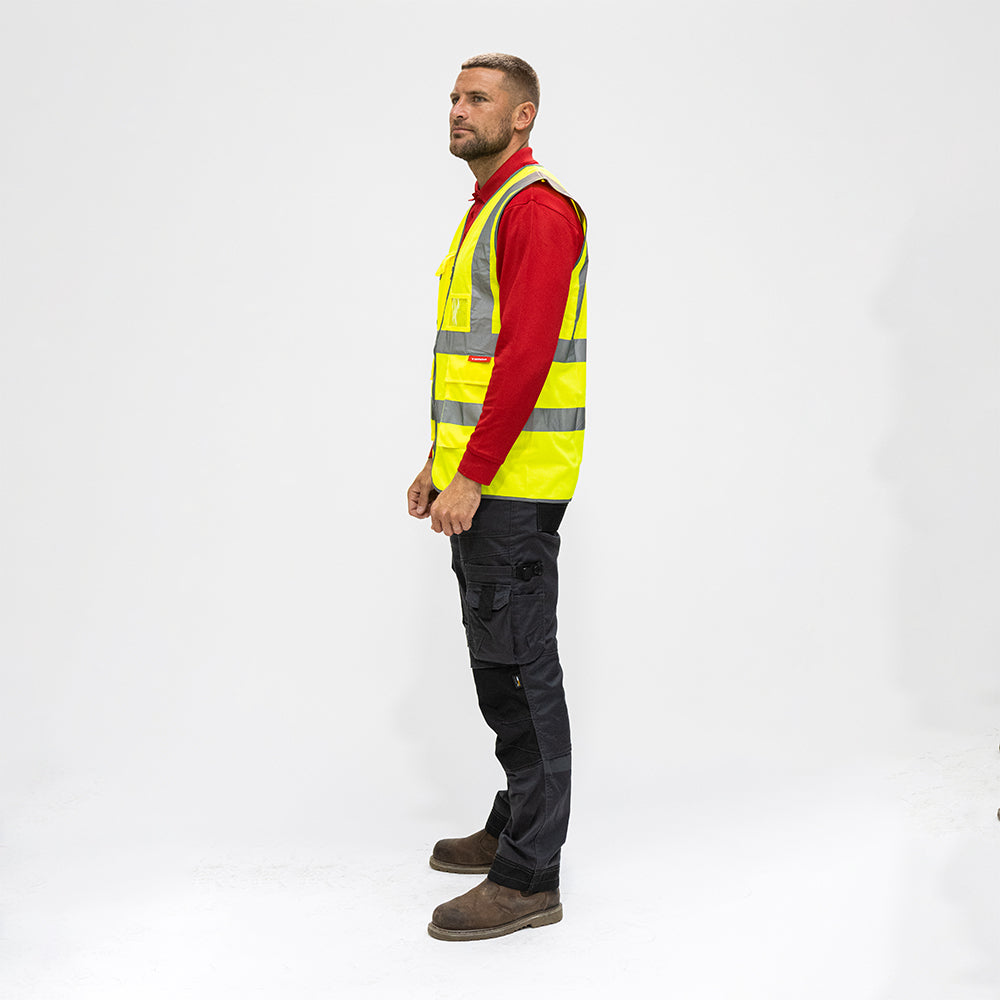TIMCO Hi-Vis Executive Vest Yellow