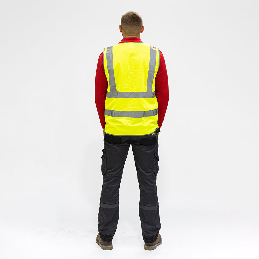 TIMCO Hi-Vis Executive Vest Yellow