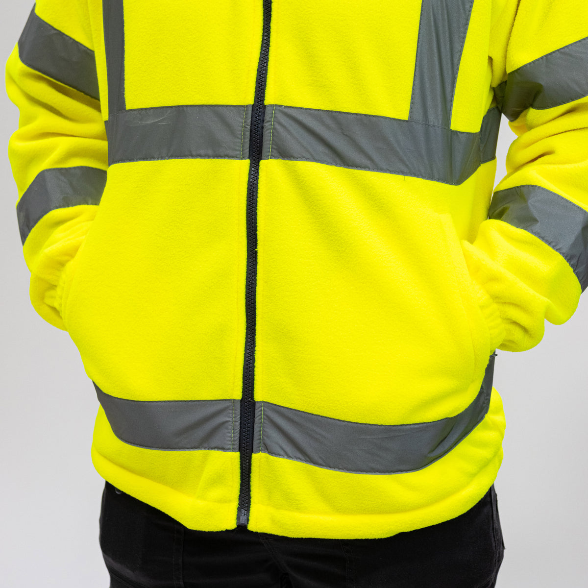 TIMCO Hi-Vis Fleece Jacket Yellow
