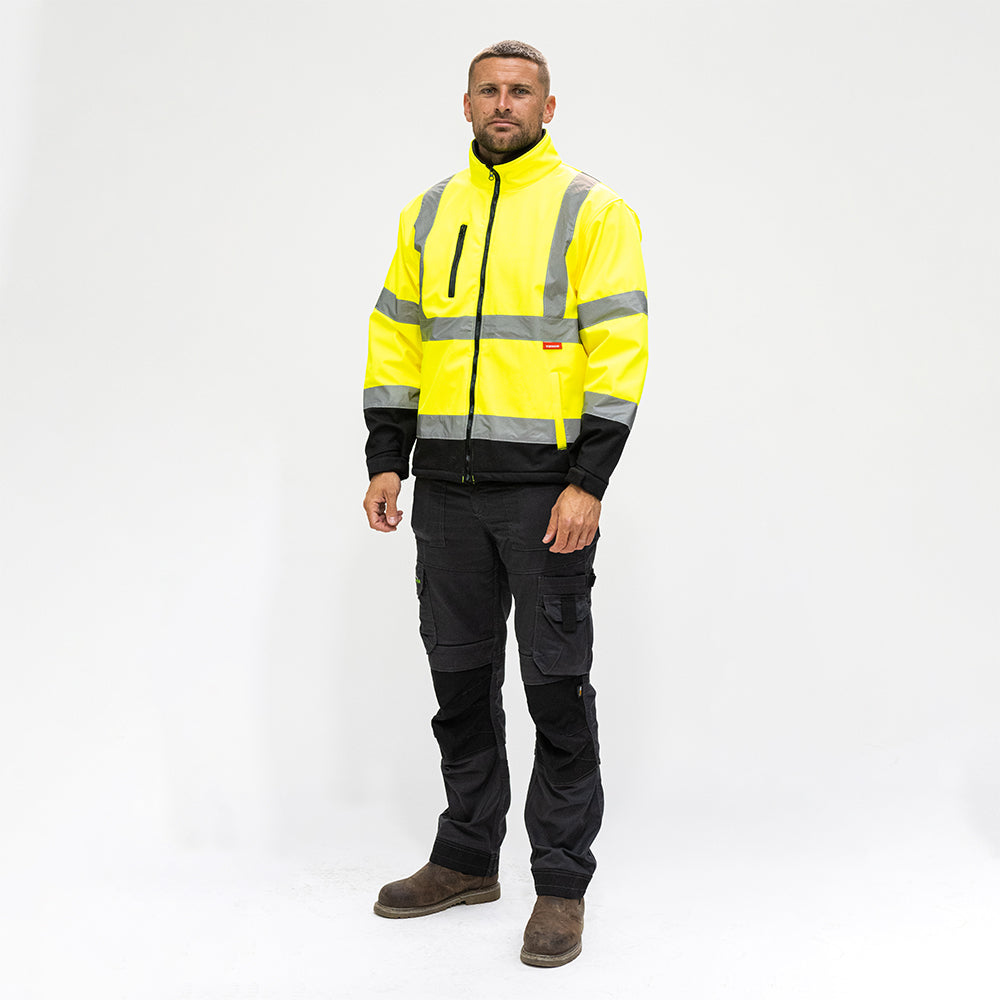 TIMCO Hi-Vis Softshell Jacket Yellow