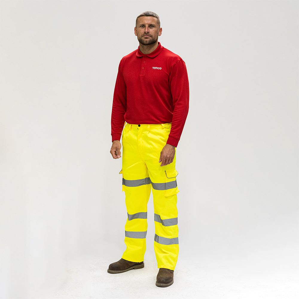 TIMCO Hi-Vis Exec Trousers Yellow