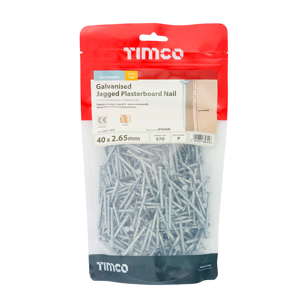 TIMCO Jagged Plasterboard - Galv